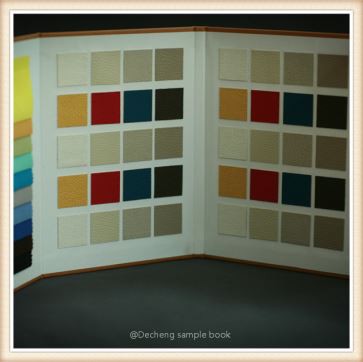 Lether Color Block Swatch Card